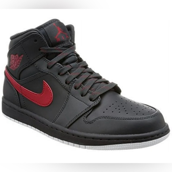 Nike 2017 AIR JORDAN 1 Retro Mid Anthracite - Picture 15 of 16